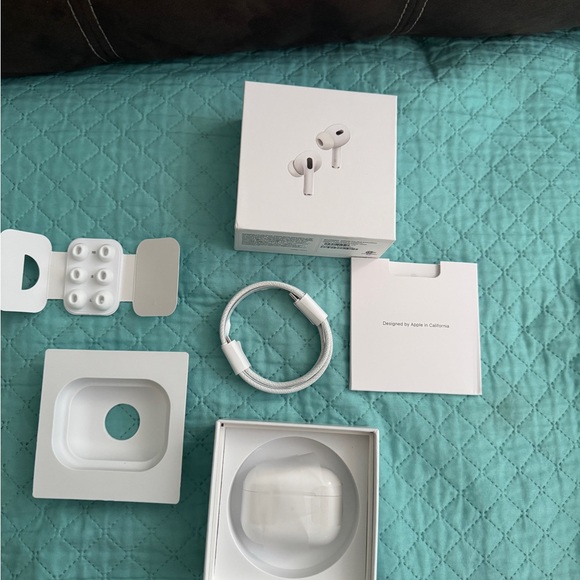 Apple AirPods Pro with White Accessories